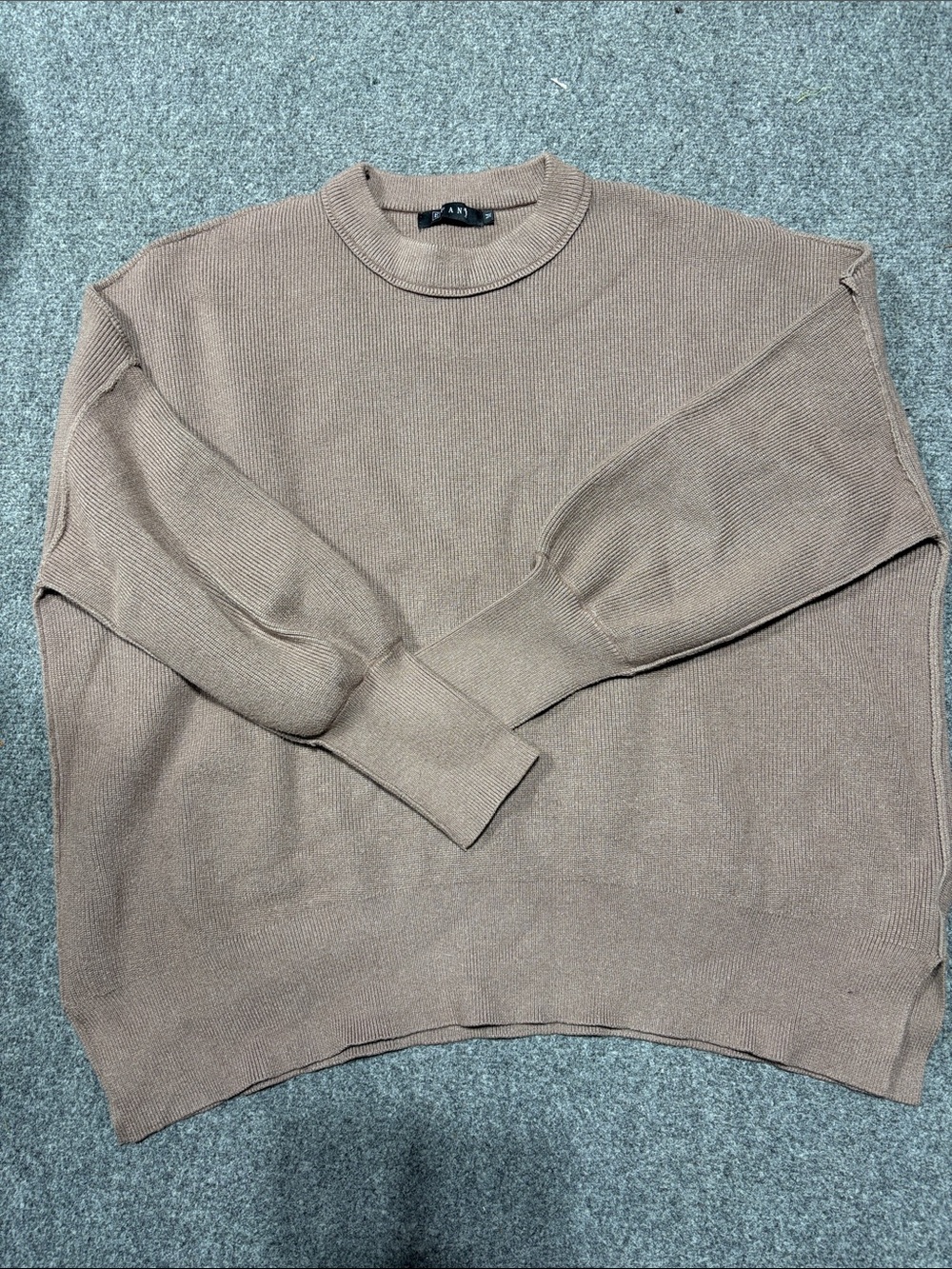 Men's Crewneck Sweater in Taupe